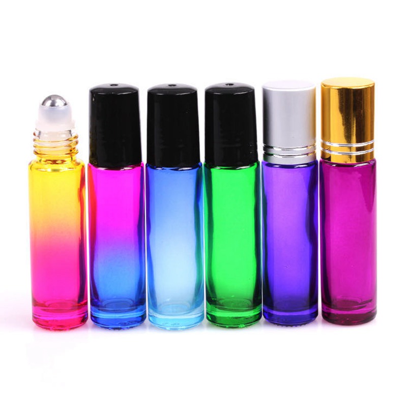 Cylindrical Roll on Perfume Bottle