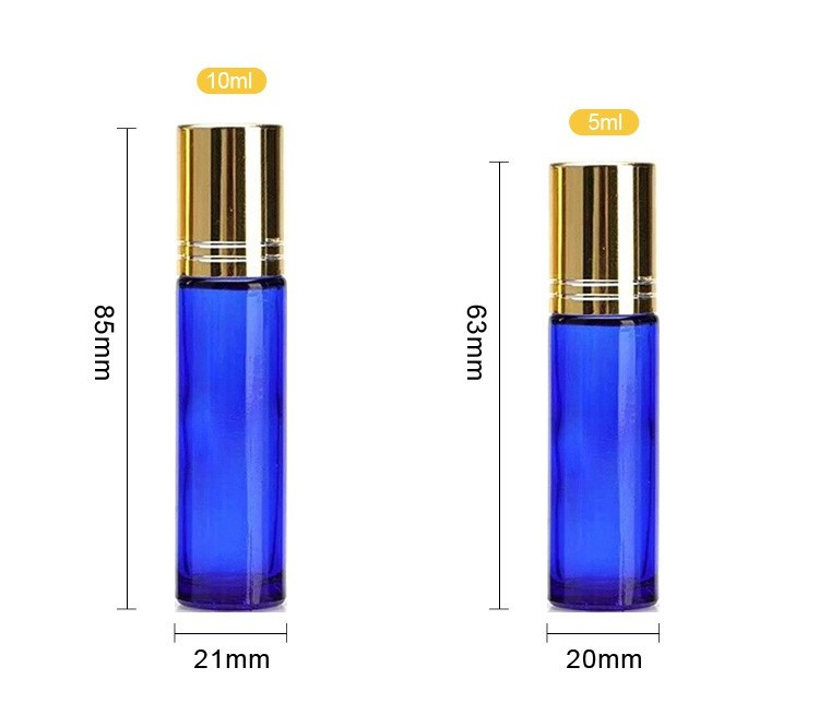 Cylindrical Roll on Perfume Bottle