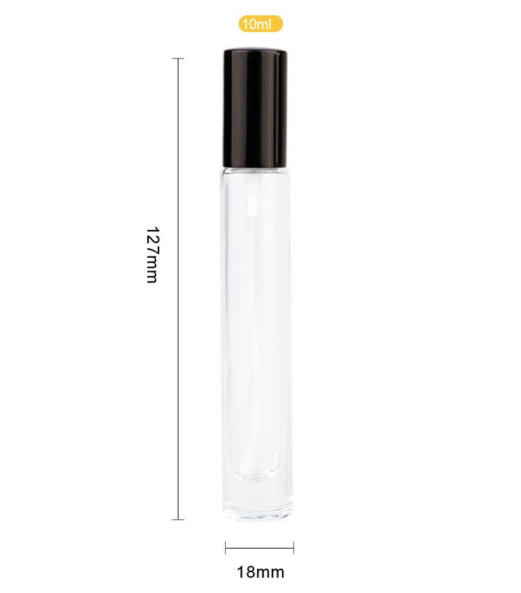 height of Cylindrical Spray Perfume Bottle