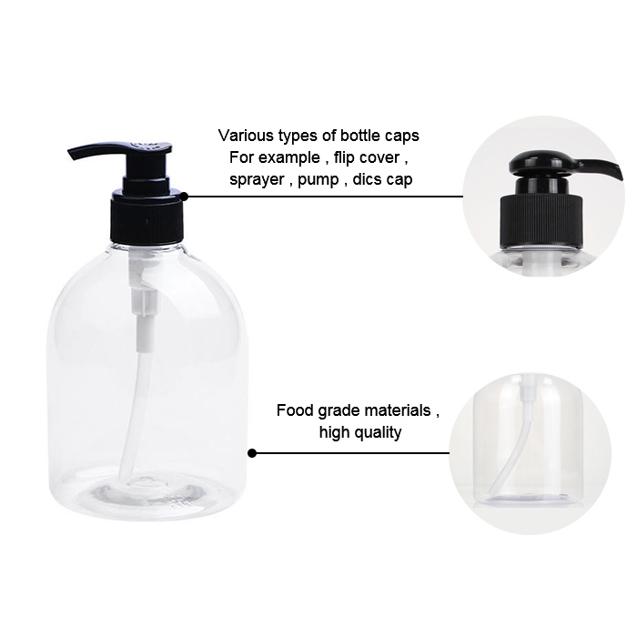 Plastic pet pump bottle