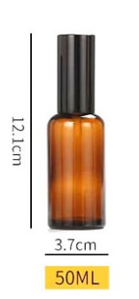 color of essential oil bottle