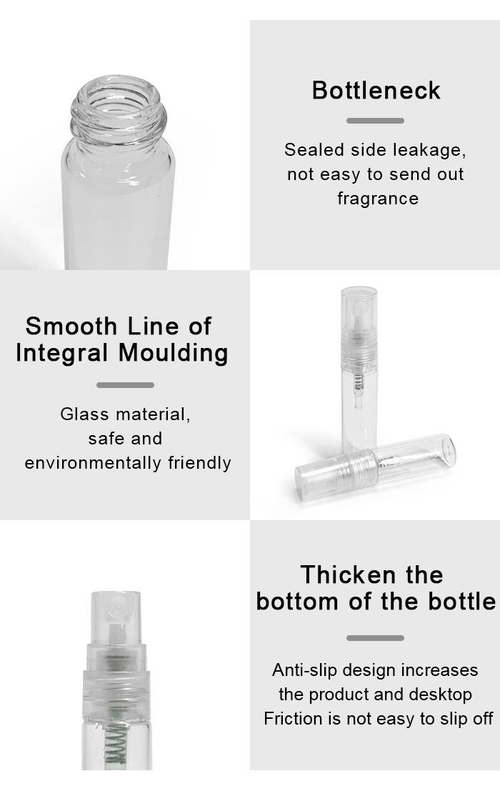 PET transparent spray bottle
