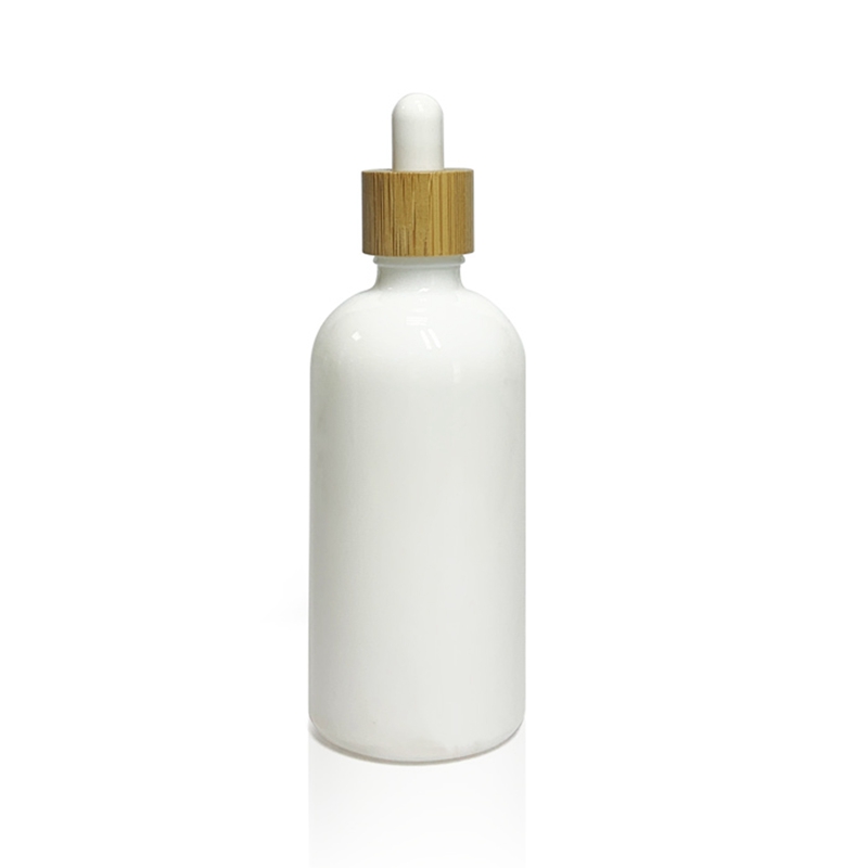 GLASS Bamboo cover essential oil bottle
