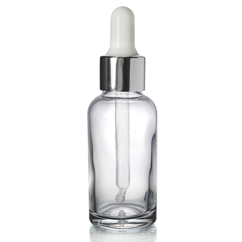 30ml 50ml 100ml glass Transparent essential oil bottle