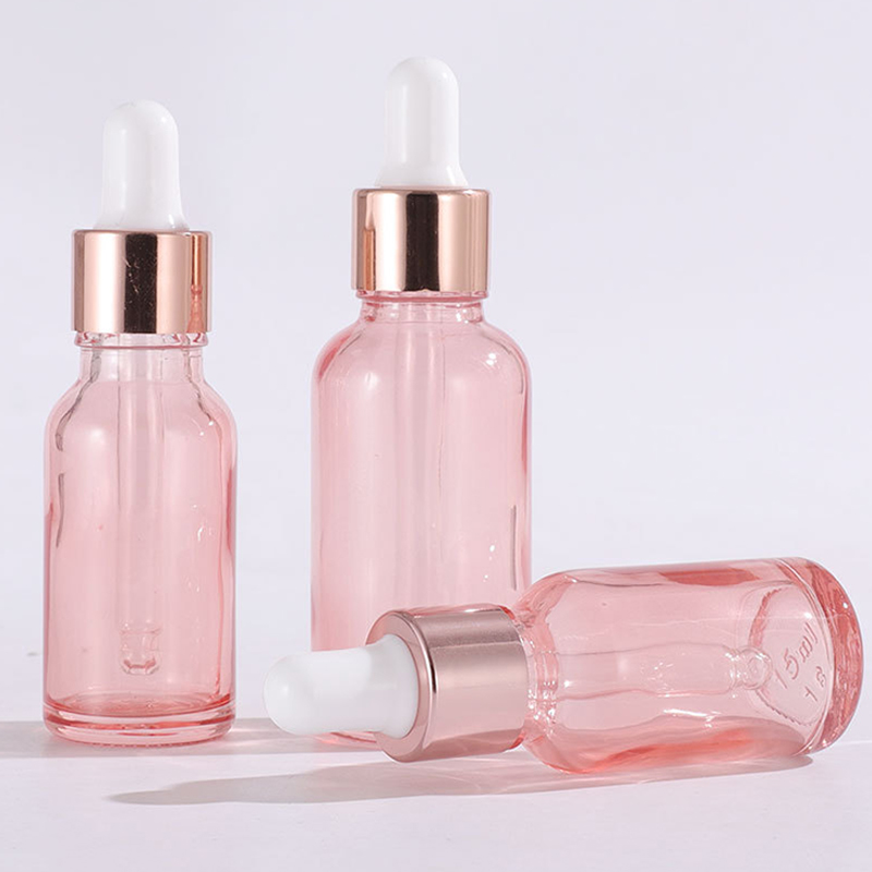 5ml 10ml 15ml 30ml 50ml 100ml Rose gold dropper essential oil bottle